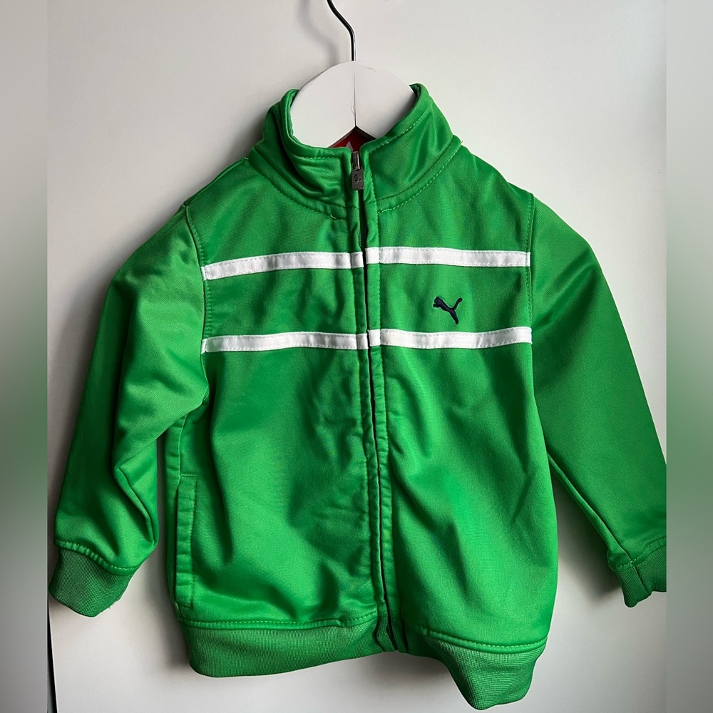 Green Puma Track Jacket 18m